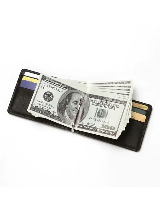Мужской кожаный кошелек с Rfid-защитой Brown, коричневый, фото 3
