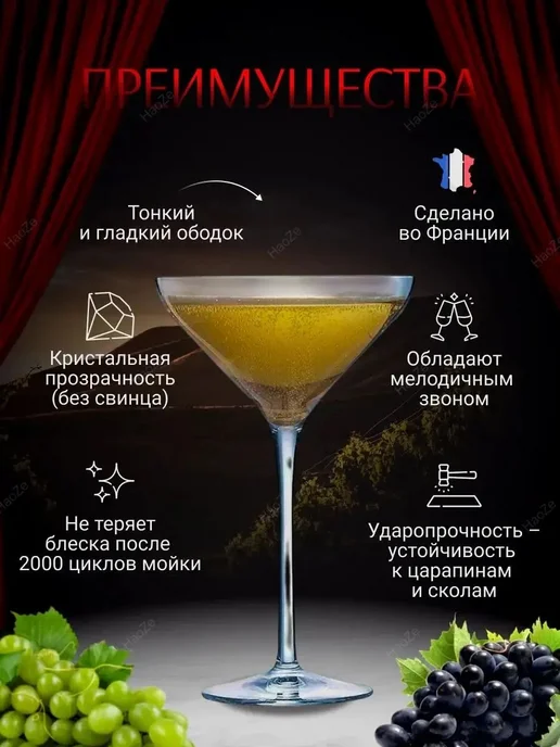 Фужер 200 мл 2 шт для виски, 200 мл, 2 шт, фото 3