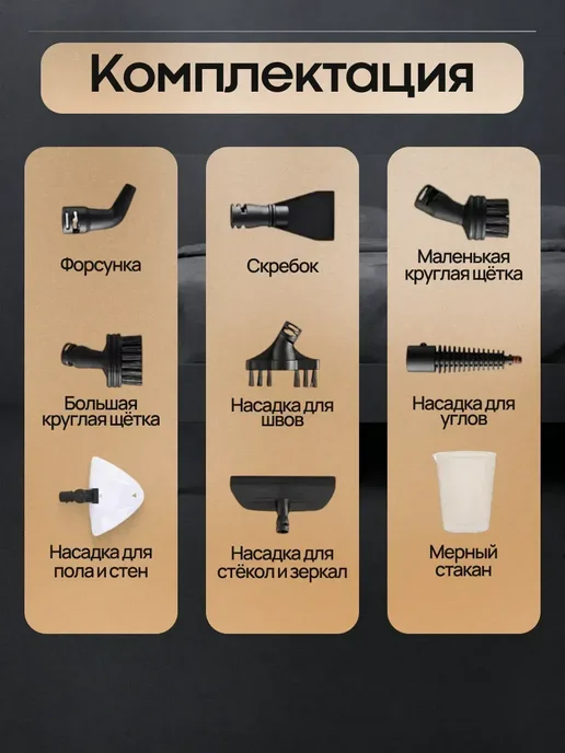 Паровая швабра 12в1, белый, фото 8