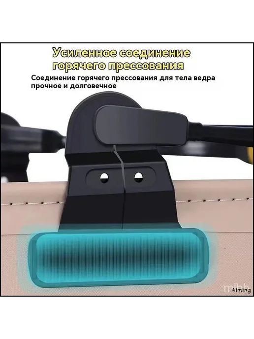 Складное ведро на открытом воздухе, модель с ручкой для пе, вариант, фото 2