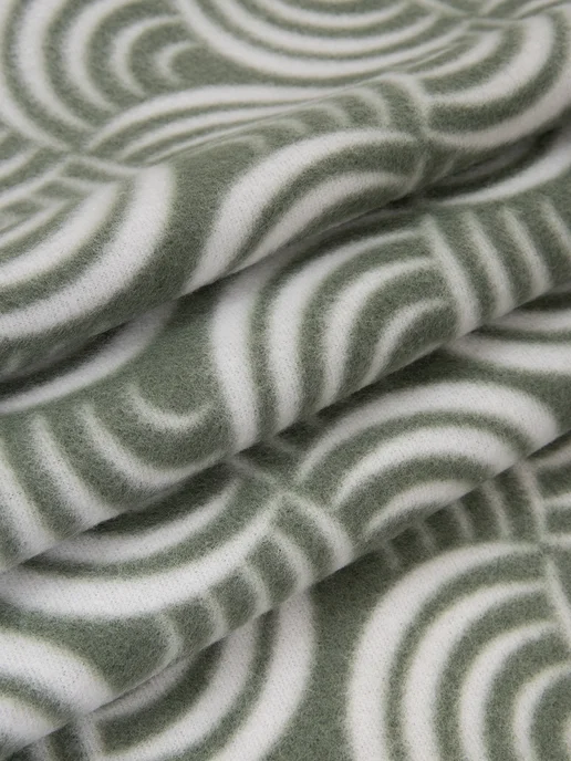 Плед флисовый 150х200 для дивана и кровати зеленый мягкий, 150x200, фото 5