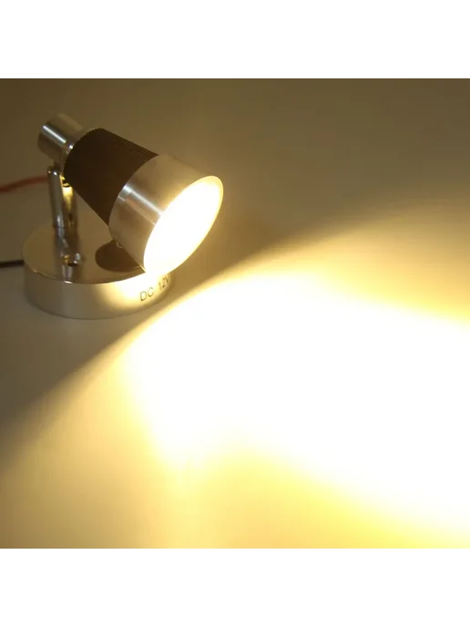 LED поворотный светильник для чтения 12В Neutral Light, вариант, фото 2