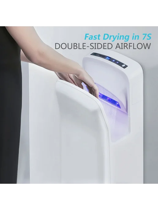 Автоматическая сушилка для рук Smart Dryer Sensor 220В Silve, серый, фото 7