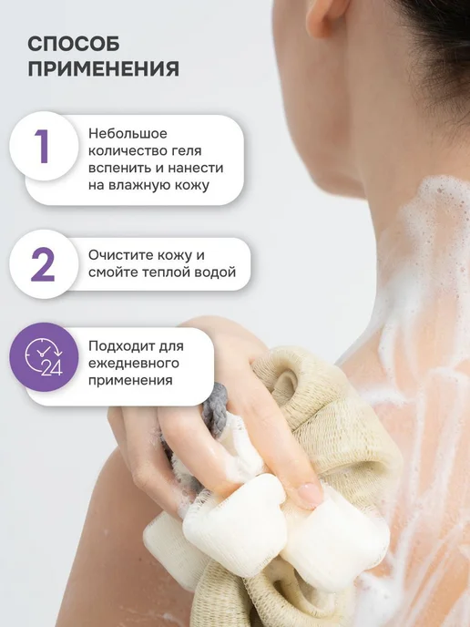 Гель для душа с кислотами от прыщей и акне на теле, вариант, фото 7
