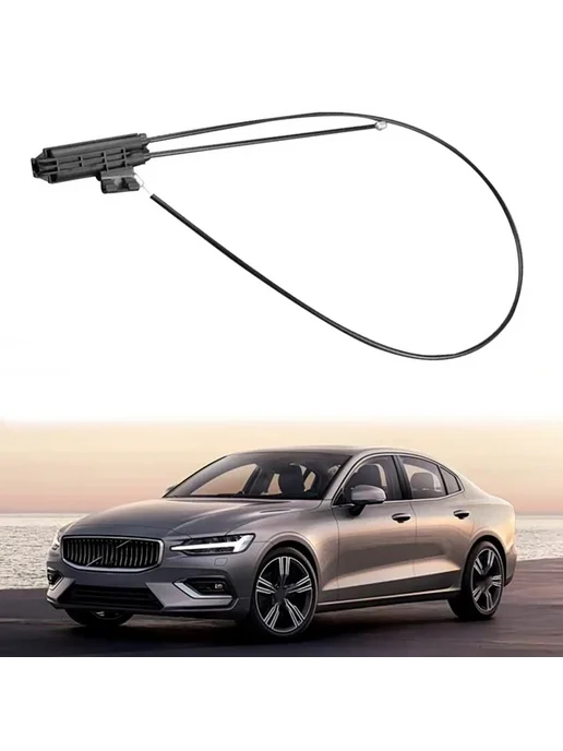 Тросик для открытия капота автомобиля Volvo S60 2011-2018, V, вариант, фото 7
