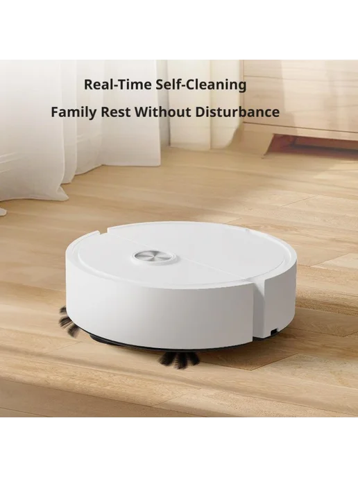 Робот-пылесос SMART LIFF компактный розовый, розовый, фото 7