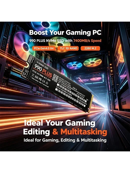 990 PLUS M.2 2280 NVMe SSD 500-4 ТБ, 4 ТБ, фото 4