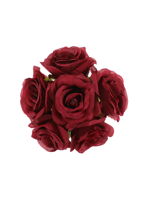 Искусственный свадебный букет из роз TRUE LOVE GIFT, розовый, фото 5