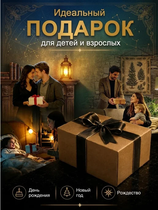Ночник проектор, белый, фото 4