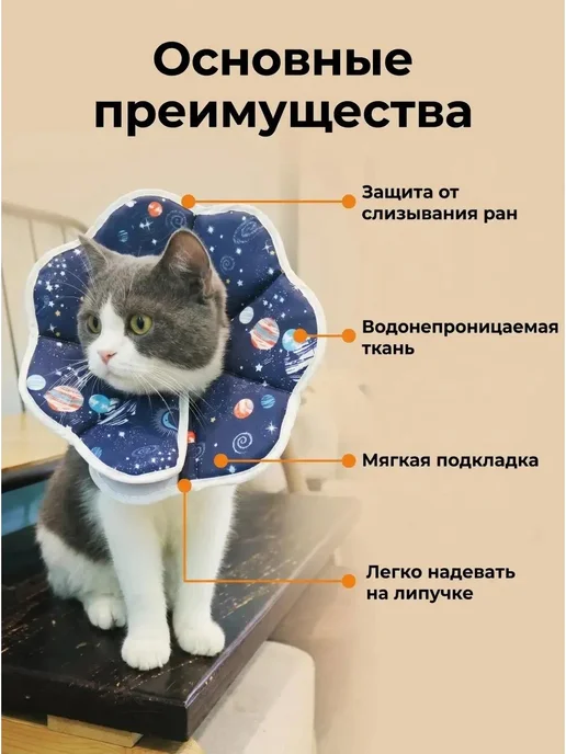 Защитный воротник для кошек, вариант, фото 8