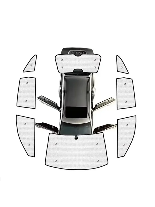 Солнцезащитные козырьки для Honda CR-V CRV MK3 2007-2011 201, вариант, фото 4