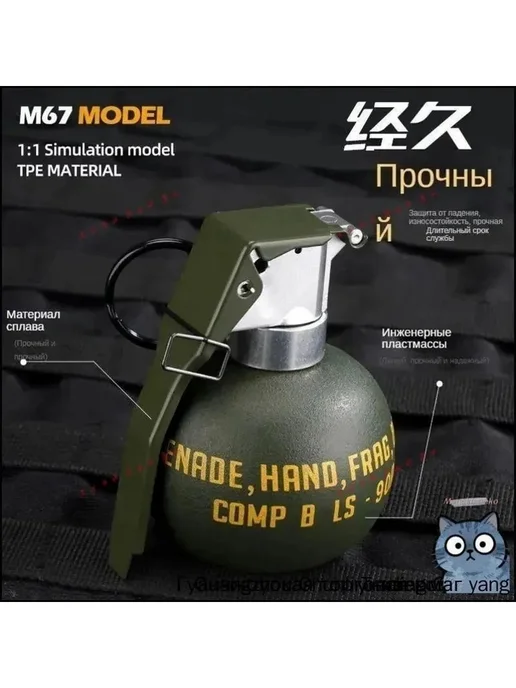Игрушка граната M67 для дома, вариант, фото 3