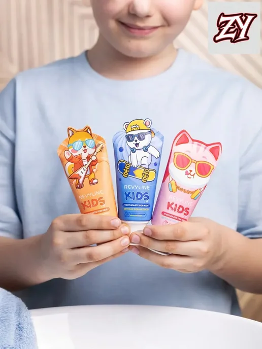 Детская паста Kids клубничный джем 3-6 лет, вариант, фото 8