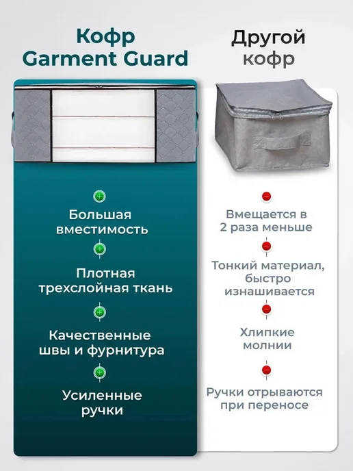 Контейнер для хранения 55х35х25см, 55x35x25 см, фото 4