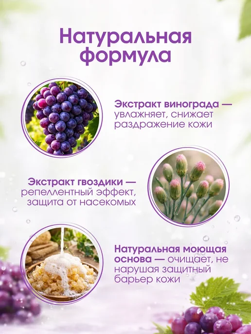 Шампунь ВИНОГРАД И ГВОЗДИКА Sweet репеллентный для собак и к, 500 мл, фото 5