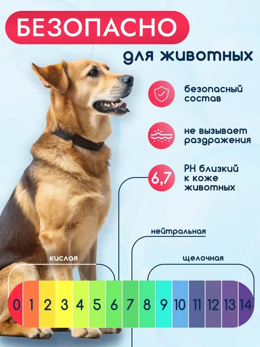 Влажные салфетки перчатки для ухода за шерсти и лап 6 штук, вариант, фото 2