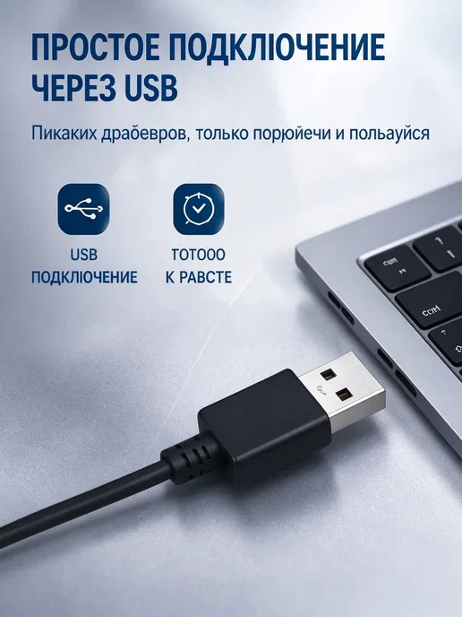 Сетевая веб камера USB, Full HD съемка для компьютера, вариант, фото 7