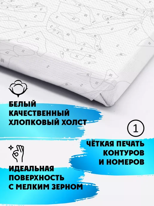 Make!T Картина по номерам Улица фонарь город, 3 шт, фото 4