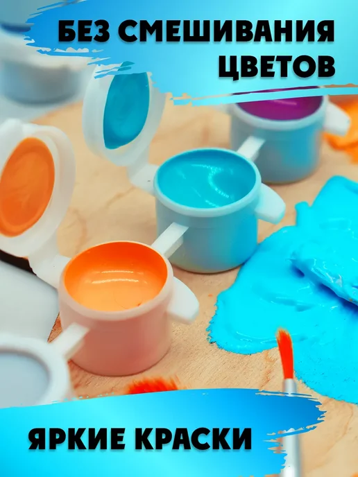 Make!T Картина по номерам Улица фонарь город, 3 шт, фото 5