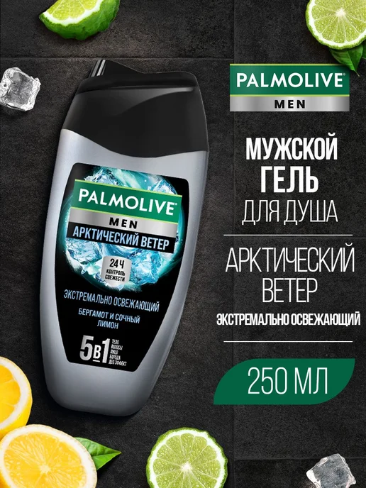 Парфюмированный гель для душа Мужской Men Арктический Ветер, 250 мл