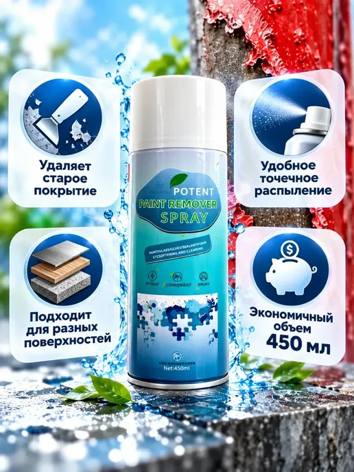 глясаж1 Смывка краски и лакокрасочных покрытий, 450 мл, фото 2