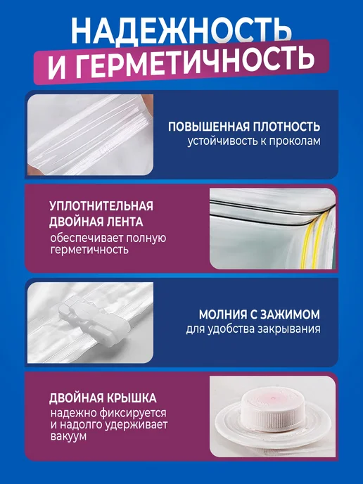 Вакуумные пакеты для одежды с насосом и клапаном, вариант, фото 5
