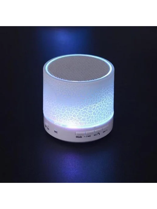 Портативная колонка Bluetooth зеленая круглая, зеленый, фото 3