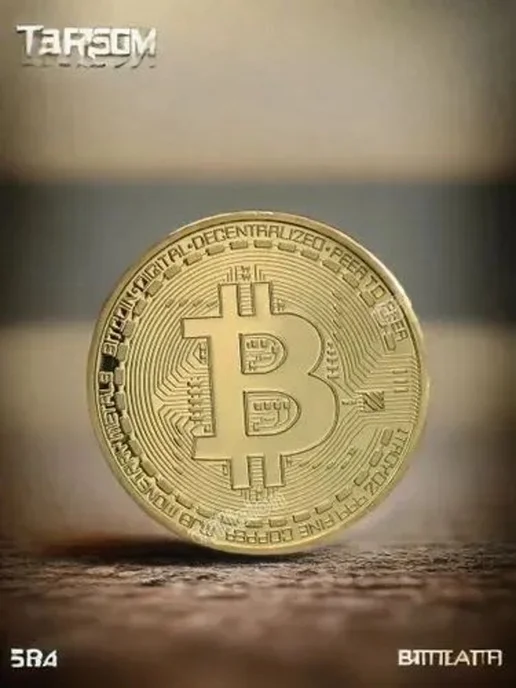 Сувенирные монеты с символом биткоина, 5 шт, 5 шт