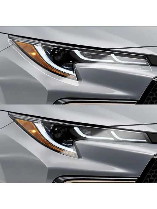 Защитная пленка для фар автомобиля Toyota GR Corolla Yaris, вариант, фото 3
