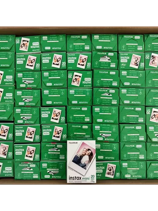 FUJIFILM Instax Mini пленка белая кромка 40 Sheets, белый, фото 3