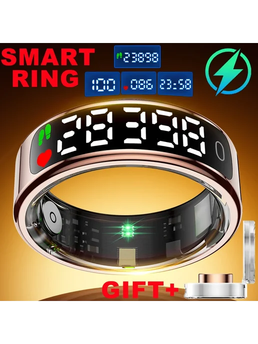 Ola Esporte Smart Ring для Galaxy с HD экраном 9, RoseGold P, вариант, фото 2