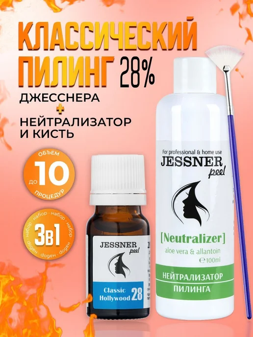 Trend Cosmetics Набор 3в1 пилинг Джесснера серии "Jessner, вариант