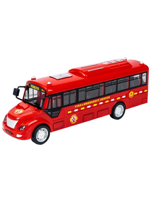 Детская раздвижная игрушечная модель автобуса, желтый, фото 4