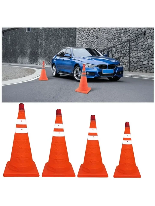 LONGPEAN светоотражающий конус оранжевый Red-40cm-, красный, фото 5