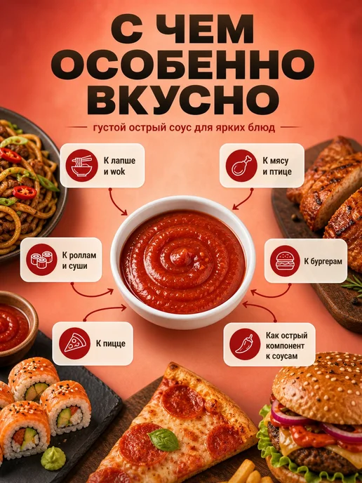 Соус "Шрирача" 470мл, 470 мл, фото 2