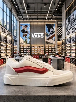 Vans Классические кеды Knu Skool с объемной боковой полосой, ретр