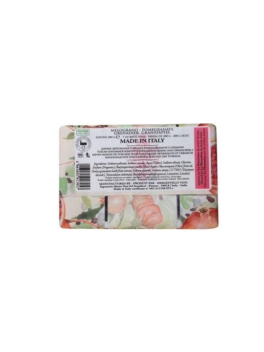 Мыло туалетное твердое La Florentina Серия 200 г Pomegranate, 200 г, фото 3