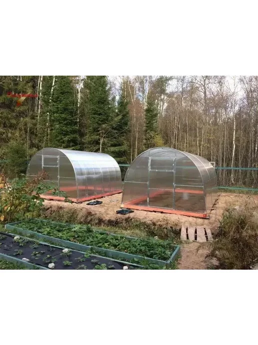 Парник для дачи арочный 6х3 м, покрытие из, 6x3 м, фото 3