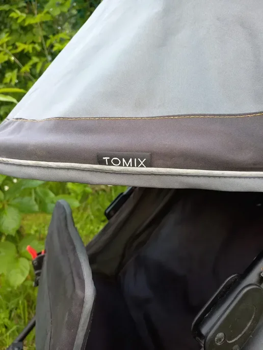 Детская коляска-трость Tomix с ДЕФЕКТОМ - без бампера и ремн, серый, фото 6