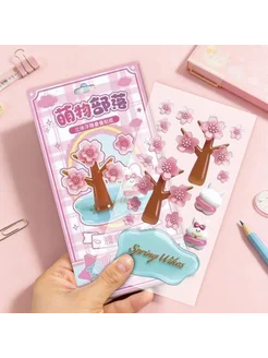 Кристальные наклейки Cute Animal 3D для творчества и подарко