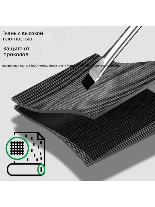 Сумка для инструментов, 25x10x10 см, черная, 25x10x10 см, фото 3